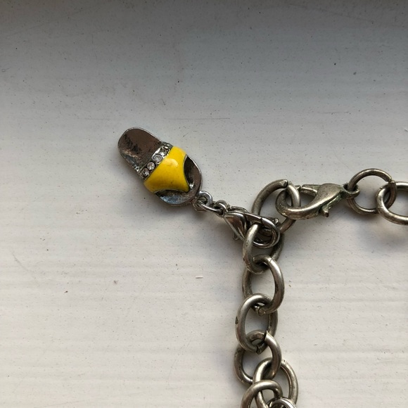 Whimsical & feminine silver charm bracelet - Picture 2 of 7